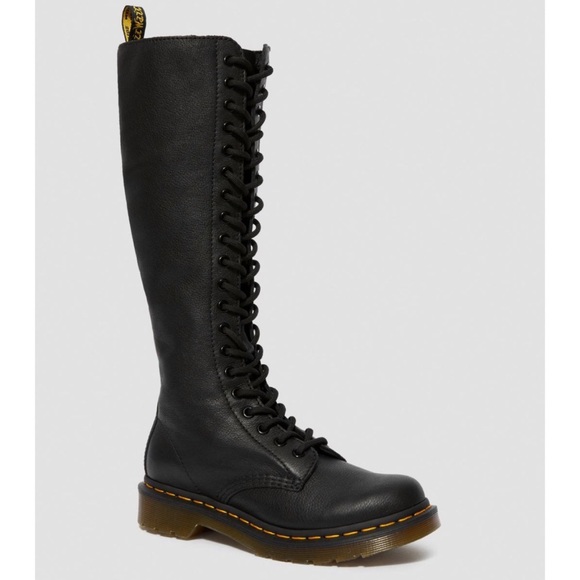 Dr Martens 1B60 VIRGINIA LEATHER KNEE HIGH Boots - Picture 2 of 7
